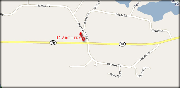 JD Archery Map to Store